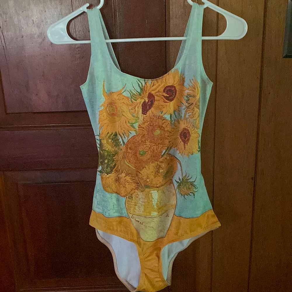 Blackmilk One Piece - Van Gogh Sunflowers